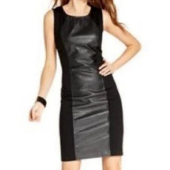 ECI Leather Dress - Picture 1 of 9